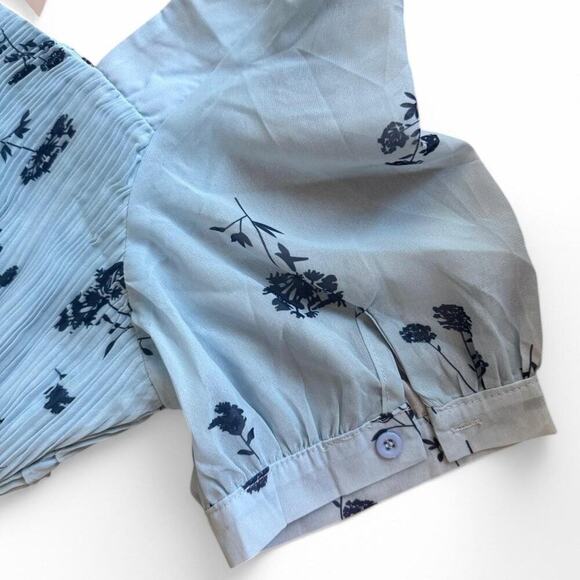 Plus floral plisse tiered frill - Picture 7 of 7